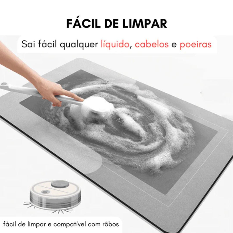 Tapete para Casa e Cozinha Antiderrapante Absorvente.