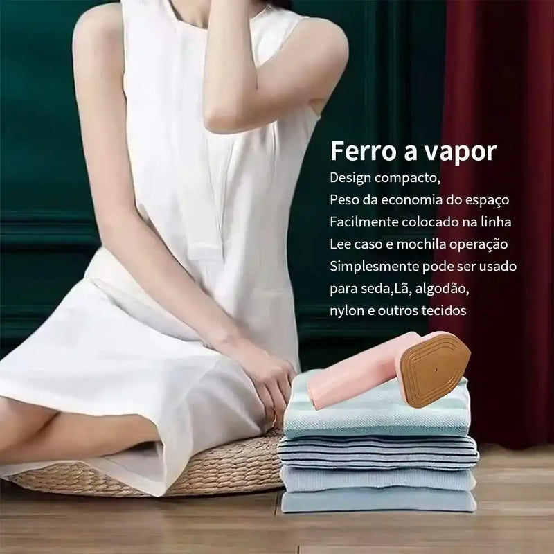 Mini Ferro De Passar Roupas A Vapor Para Viagem - Elétrico Portátil Pequeno/Casa!